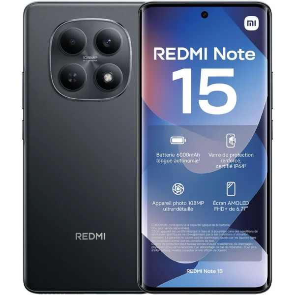 گوشی شیائومی Redmi Note 15 4G | حافظه 256 رم 8 گیگابایت